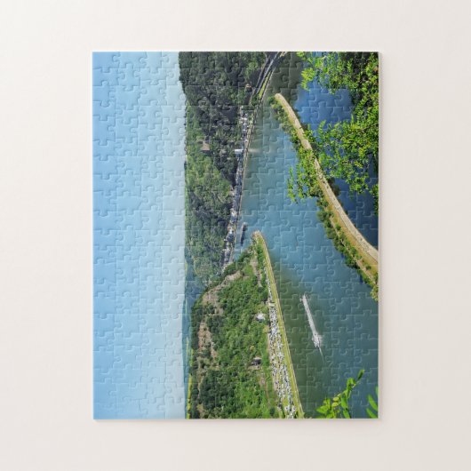 Rheintal an der Loreley Legpuzzel (Verticaal)