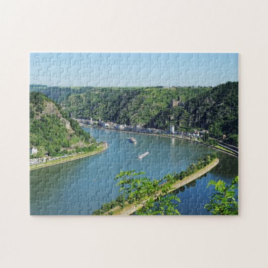 Rheintal an der Loreley Legpuzzel (Horizontaal)