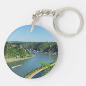Rheintal an der Loreley Sleutelhanger (Achterkant)