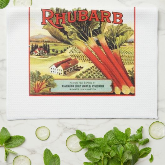 Rheubarb American MoJo Kitchen Towel Theedoek (Gevouwen)