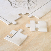 Rheubarb - Botanische afdruk Legpuzzel (Zijkant)