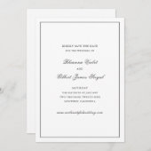 Rhianna traditionele bruiloft save the date (Voorkant / Achterkant)