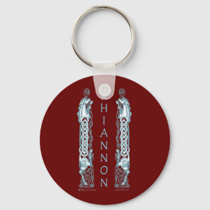 Rhiannon Celtic Horse Sleutelhanger, Bourgogne Sleutelhanger
