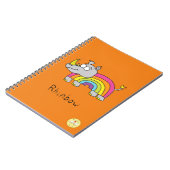 Rhinbow Rhino Rainbow Carnet Orange (Côté gauche)