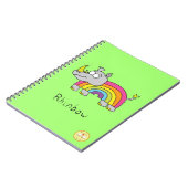 Rhinbow Rhino Rainbow Carnet vert (Côté gauche)