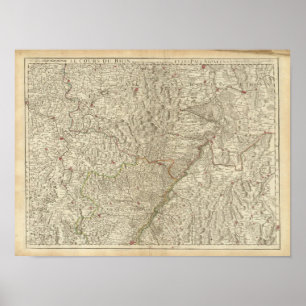 Rhine River Valley, Frankrijk 2 Poster