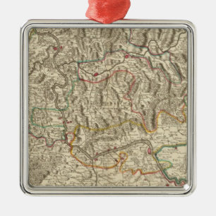 Rhine River Valley Metalen Ornament