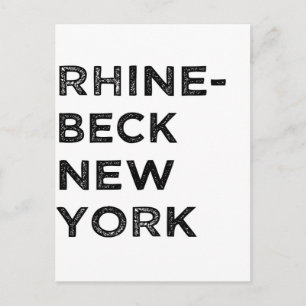 RHINEBECK NEW YORK BRIEFKAART