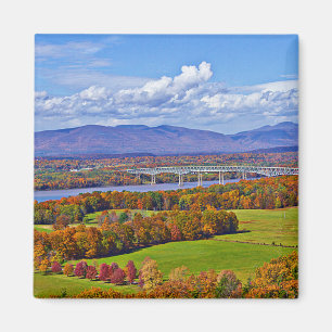 Rhinecliff Bridge in de herfst Magneet