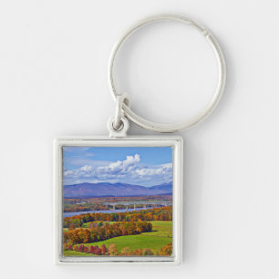 Rhinecliff Bridge in de herfst Sleutelhanger
