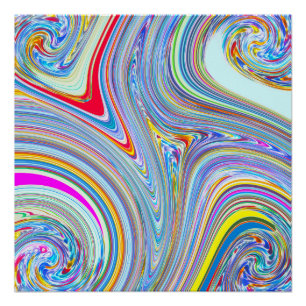 RhineStone 5 Swirl Perfect Poster