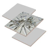  Rhinestone Art Deco Elegante Retro Glam Tegeltje