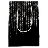 Rhinestone Bling met naam Medium Cadeauzakje (Achterkant)