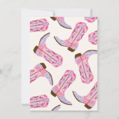 Rhinestone Cowgirl Anniversaire Invitations (Dos)