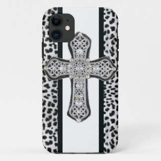 Rhinestone cruisescase voor kruiskoppen iPhone 11 hoesje