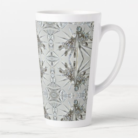  Rhinestone Elegant Art Deco Latte Mok (Rechts)