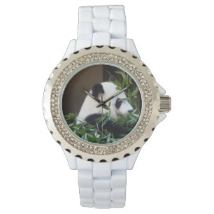 Rhinestone Panda Beer Watch, vrouwen Horloge