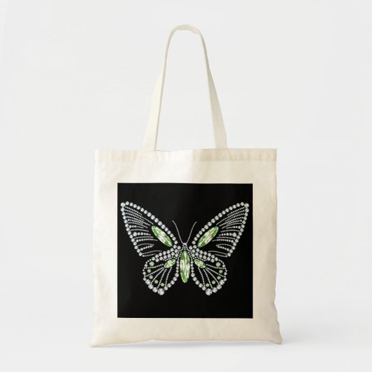 Rhinestone Papillon Sac fourre-tout Diamants Desig (Devant)