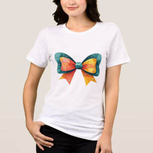 Rhinestone Vlinderdas T-Shirt - Fonkelende Hotfix