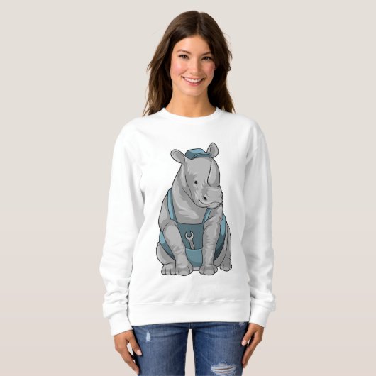 Rhino als ambachtsman met de Franse Trui (Voorkant volledig)