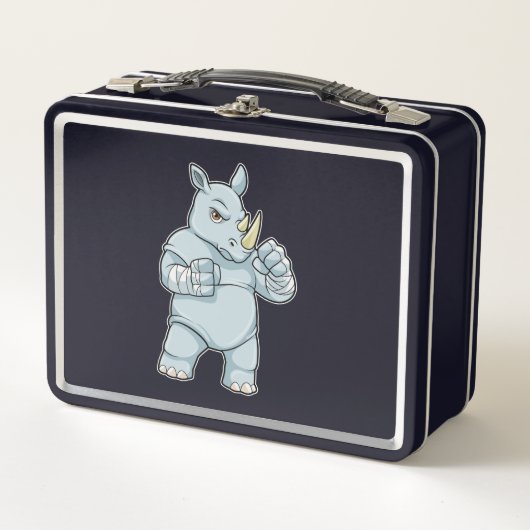 Rhino als Boxer bij Boxing (Voorkant)