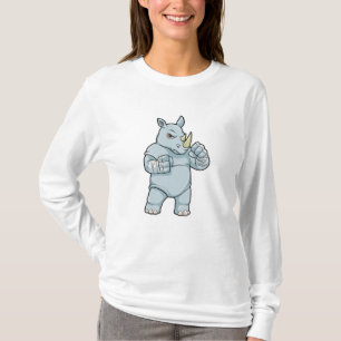Rhino als Boxer bij Boxing T-shirt