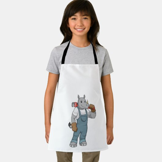 Rhino as Handyman with Water pump plits Schort (Insitu)