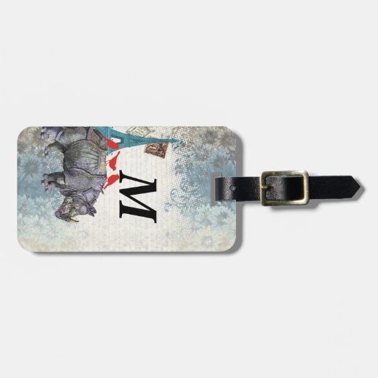  rhino bagagelabel (Voorkant horizontaal)