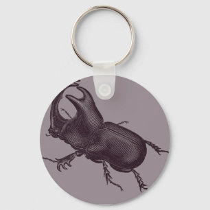 Rhino Beetle, Scarabeus Chorinaeus Sleutelhanger