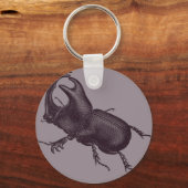 Rhino Beetle, Scarabeus Chorinaeus Sleutelhanger (Voorkant)
