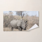 Rhino blanc (Serviette à main)