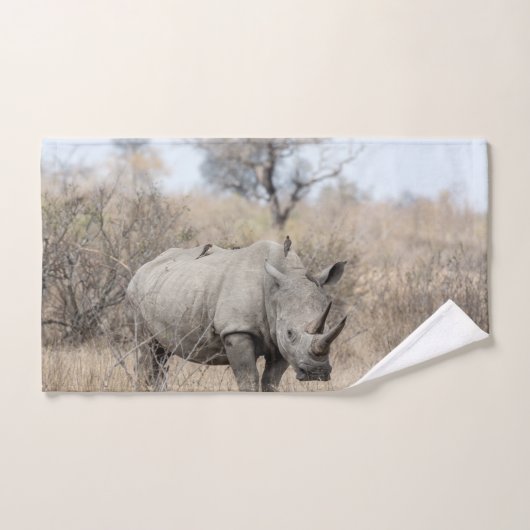 Rhino blanc (Serviette à main)