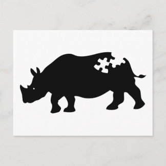 Rhino-Briefkaart Briefkaart