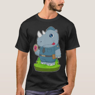 Rhino Cop Donut Politie T-shirt