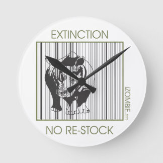 rhino EXTINCTION-klok Ronde Klok