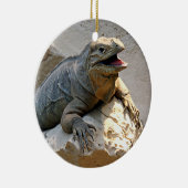 Rhino Iguana Keramisch Ornament (Rechts)
