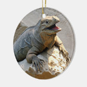 Rhino Iguana Keramisch Ornament (Links)