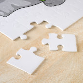 Rhino in Tennis met Tennis-bal Legpuzzel (Zijkant)