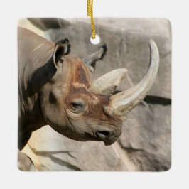 Rhino-Ornament Keramisch Ornament