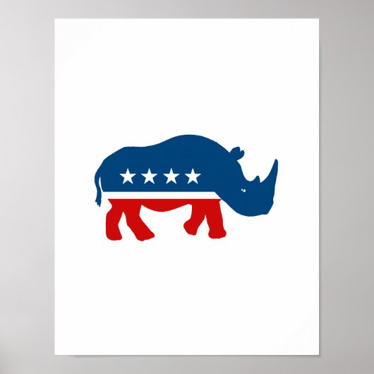 RHINO PARTY.png Poster (Voorkant)