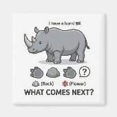 Rhino Pattern Logic Magneet (Voorkant)