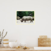 Rhino Poster (Keuken)