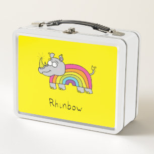 Rhino Rainbow Cute Kinder Rhinoceros