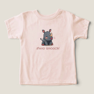 Rhino Smooch! (Rood-achtige belettering) baby body