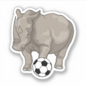 Rhino Soccer Soccer Sticker (Voorkant)