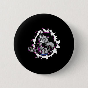 Rhino Spieren Fitness Bodybuilding Gewichtheffen Ronde Button 5,7 Cm