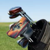 Rhino Sunset Safari Golfheadcover (Insitu)