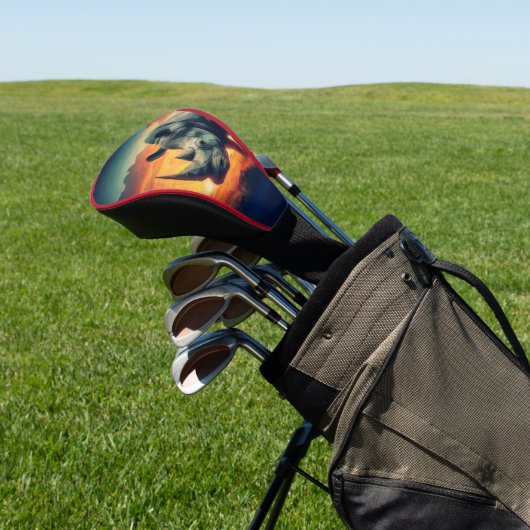Rhino Sunset Safari Golfheadcover (Insitu)