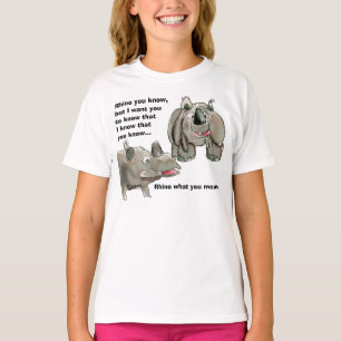 Rhino Vous Connaissez Un T-Shirt Personnalisé