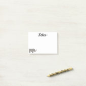 Rhinoceros Afrika Dier Post-it® Notes (Op bureau)